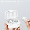 Awei T36 TWS Bluetooth headset akkumulátoros töltő tokkal, fehér