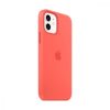 Apple gyári iPhone 12/12 Pro MagSafe kompatibilis szilikon hátlap, tok, rózsaszín