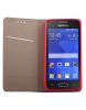 Smart Magnetic Samsung Galaxy S7 oldalra nyíló tok, piros