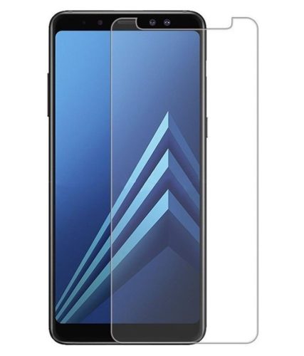 Samsung Galaxy J8 (2018) kijelzővédő edzett üvegfólia (tempered glass) 9H keménységű (nem teljes kijelzős 2D sík üvegfólia), átlátszó