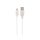 Maxlife USB/Lightning kábel, 1A, 1m, fehér