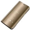Clear View Case cover Samsung Galaxy S8 oldalra nyíló tok, arany