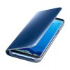 Clear View Case cover Samsung Galaxy A40 oldalra nyíló tok, sötétkék