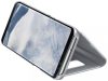 Clear View Case cover Samsung Galaxy S20 oldalra nyíló tok, ezüst