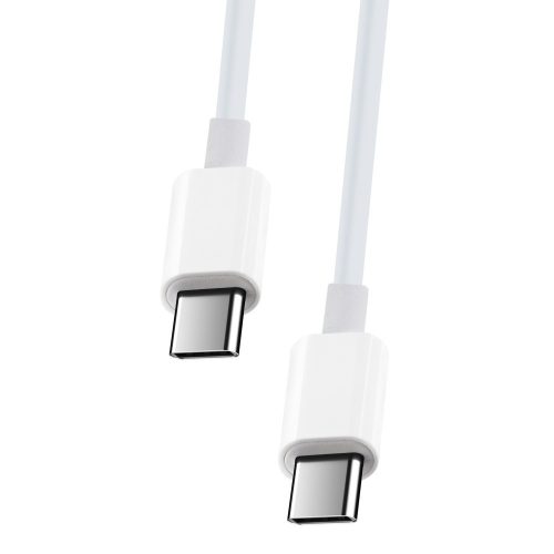 Maxlife MXUC-05 USB-C/USB-C töltőkábel, 60W, 2m, fehér