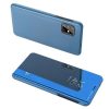 Clear View Case cover Huawei P40 oldalra nyíló tok, kék