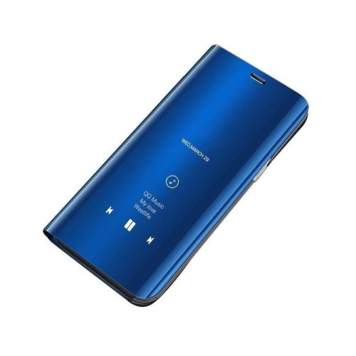 Clear View Case cover Xiaomi Mi Note 10 Lite oldalra nyíló tok, kék