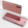 Clear View Case cover Huawei P Smart oldalra nyíló tok, rózsaszín