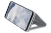 Clear View Case cover Samsung Galaxy A41 oldalra nyíló tok, ezüst