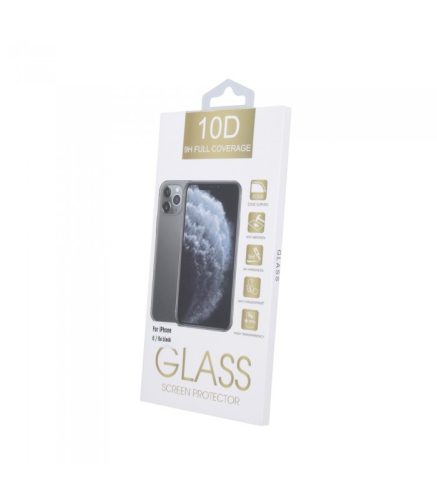 iPhone 14 Pro Max 5D Full Glue teljes kijelzős edzett üvegfólia, 9H keménységű, fekete