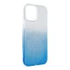Glitter 3in1 Case Huawei P Smart (2020) hátlap, tok, ezüst-kék