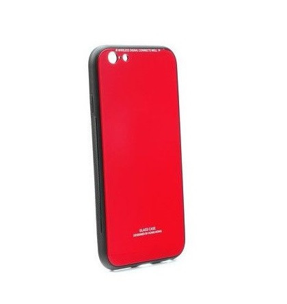 Glass Case iPhone 6/6S hátlap, tok, piros
