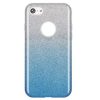 Glitter 3in1 Case iPhone 6/6S hátlap, tok, ezüst-kék