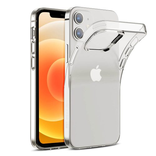 Apple Iphone 12/12 Pro Clear Case, víztiszta szilikontok 0,5 mm
