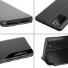 Eco Leather View Case Samsung Galaxy A71 oldalra nyíló tok, fekete