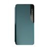 Eco Leather View Case Samsung Galaxy A71 oldalra nyíló tok, zöld