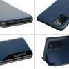 Eco Leather View Case Samsung Galaxy A72 4G/5G oldalra nyíló tok, sötétkék