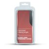 Eco Leather View Case Samsung Galaxy S21 oldalra nyíló tok, piros