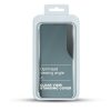 Eco Leather View Case Samsung Galaxy S21 Ultra oldalra nyíló tok, zöld