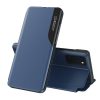 Eco Leather View Case Samsung Galaxy S22 oldalra nyíló tok, sötétkék