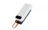 Baseus PPLK000002 Block Power Bank hordozható külső akkumulátor, USB/USB-C, lightning kábellel, 20000 mAh, 20W, fehér