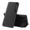 Eco Leather View Case Samsung Galaxy S21 FE oldalra nyíló tok, fekete