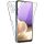 Full Cover 360° Samsung Galaxy S22 2 részes szilikon elő és hátlap, tok, átlátszó