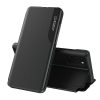 Eco Leather View Case Samsung Galaxy A13 4G oldalra nyíló tok, fekete