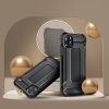Hybrid Armor Tough Rugged iPhone 12/12 Pro ütésálló hátlap, tok, fekete