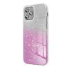 Glitter 3in1 Case Samsung Galaxy A22 5G hátlap, tok, rózsaszín-ezüst