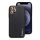Leather Case iPhone 13 Pro műbőr hátlap, tok, fekete