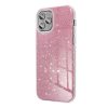 Glitter 3in1 Case Huawei P40 Lite hátlap, tok, rózsaszín