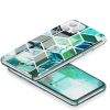 Marble Cosmo 08 iPhone 11 Pro márvány mintás, hátlap, tok, zöld
