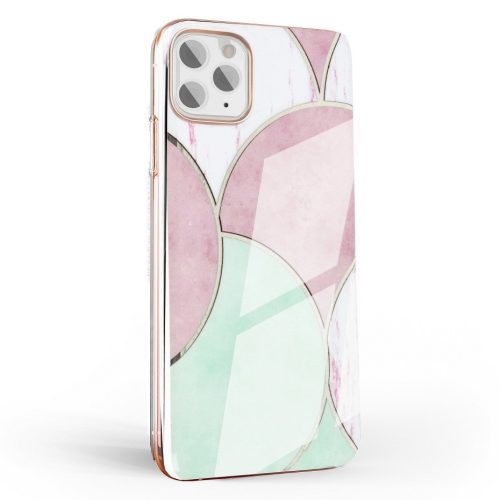 Marble Cosmo 05 iPhone 12 Mini márvány mintás, hátlap, tok, színes