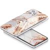 Marble Cosmo 09 iPhone 12 Mini márvány mintás, hátlap, tok, barna