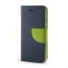 Smart Fancy Samsung Galaxy A52 4G/5G oldalra nyíló tok, kék-zöld