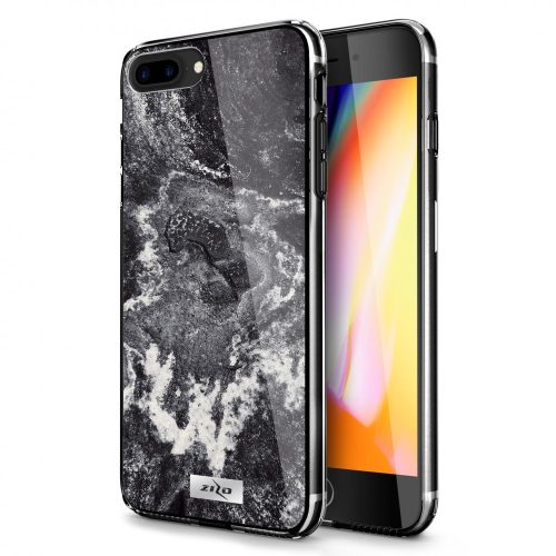 ZIZO Refine Series iPhone 7/8 ütésálló hátlap, tok, márvány mintás, fekete