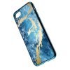 Zizo Refine Slim Clear Case iPhone 7/8 ütésálló hátlap, tok, kék