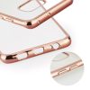 Samsung Galaxy A8 Plus (2018) Ring Metallic Slim hátlap, tok, rozé arany