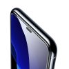 Baseus 2db 3D Full Screen Tempered Glass iPhone 11 Pro/X/Xs 0.3mm teljes kijelzős üvegfólia felrakókerettel, 9H keménységű, fekete