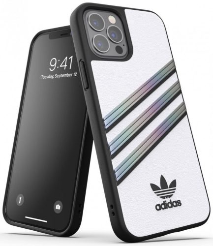 Adidas Original Samba Holographic iPhone 12/12 Pro hátlap, tok, fehér