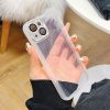 Protective Lens Case for iPhone 15 Plus ütésálló hátlap, tok, átlátszó-fehér