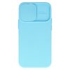 Camshield Soft Case iPhone 15 Plus hátlap, tok, világoskék