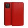 Genuine Leather Smart Pro Samsung Galaxy A23 4G/5G eredeti bőr oldalra nyíló tok, piros