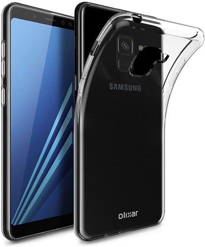 Samsung Galaxy A6 Plus (2018) Extra Slim 0.3mm szilikon hátlap, tok, átlátszó