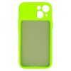 Silicone Camshield Samsung Galaxy A23 4G/5G hátlap, tok, lime, zöld