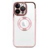 Beauty Clear Case iPhone 14, hátlap, tok, rózsaszín
