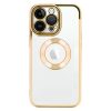 Beauty Clear Case iPhone 14 Pro hátlap, tok, arany