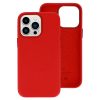 Magsafe Leather Case iPhone 14 Pro Magsafe kompatibilis műbőr hátlap, tok, piros