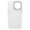 Magnetic Frosted Case iPhone 13/14 Magsafe kompatibilis hátlap, tok, fehér